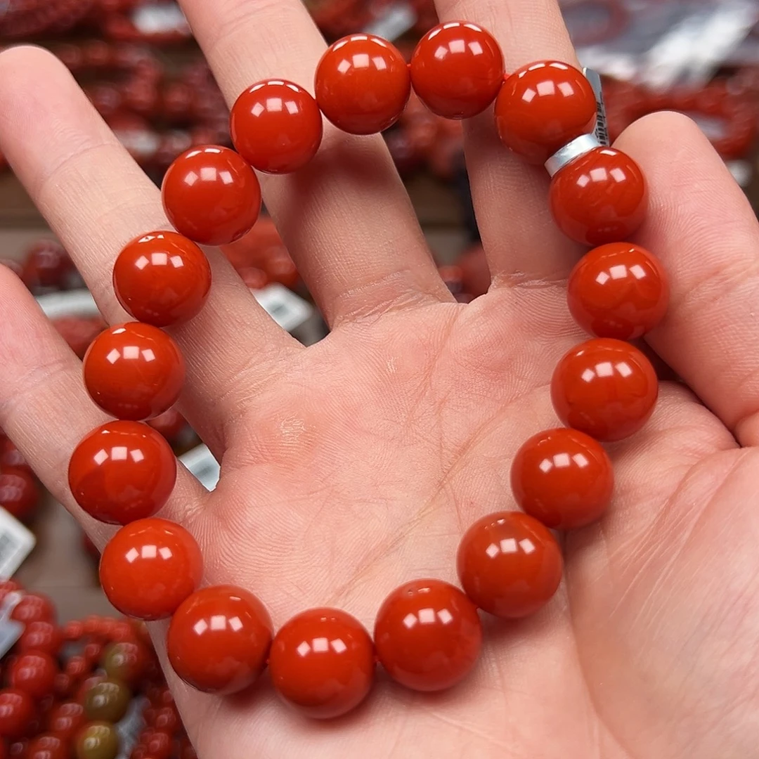 南红玛瑙未镶嵌手链