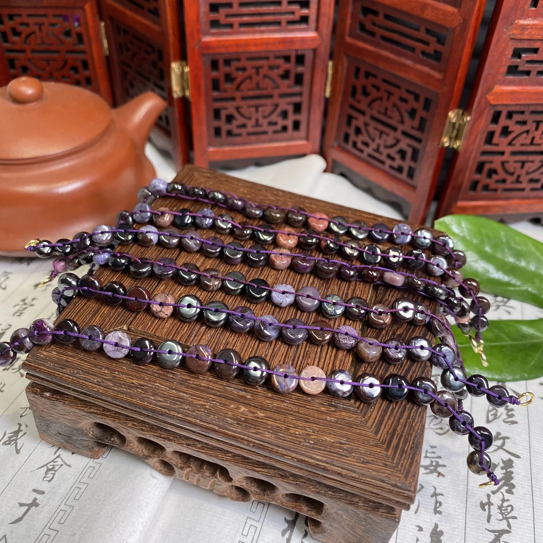 南非苏纪石舒俱来老料算盘珠手链 多样性发一/S919【特惠】