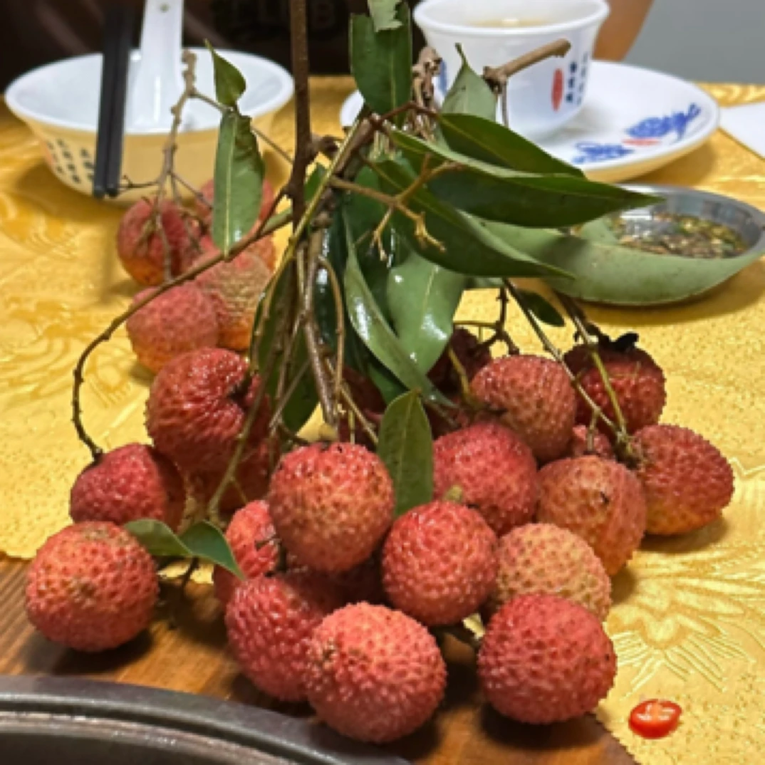 【齁甜粘手 花香浓郁 】空运全红全熟妃子笑荔枝1.3公斤礼盒装海南省
