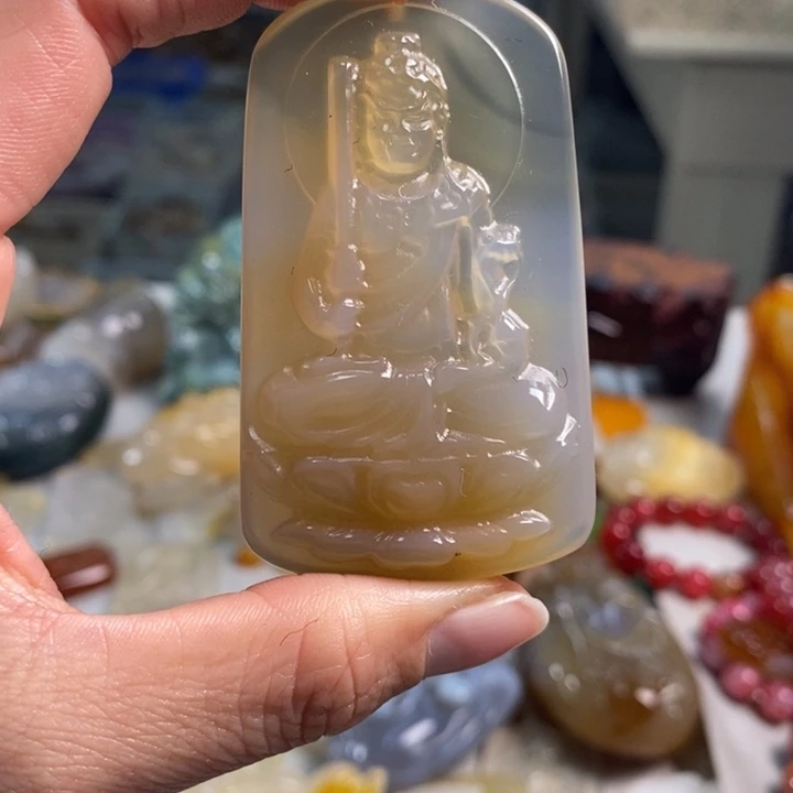 玛瑙/玉髓吊坠(不含链)未镶嵌