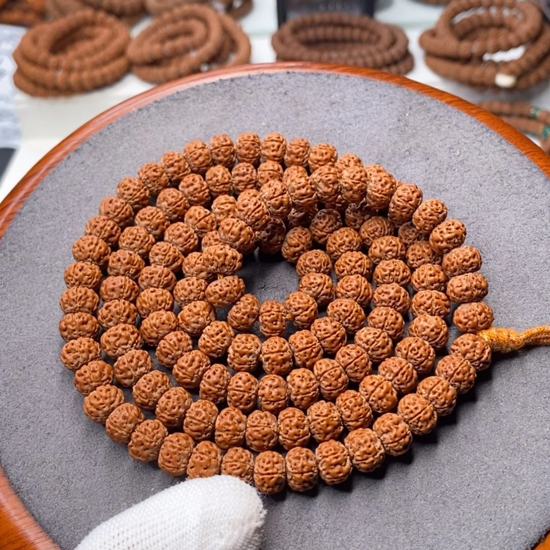 金刚菩提吊坠五瓣飞碟满肉蜂窝双龙，尺寸9.5