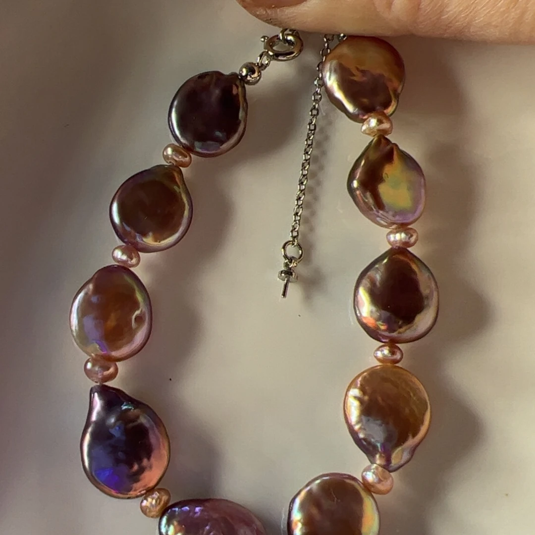 淡水珍珠合金手绳848