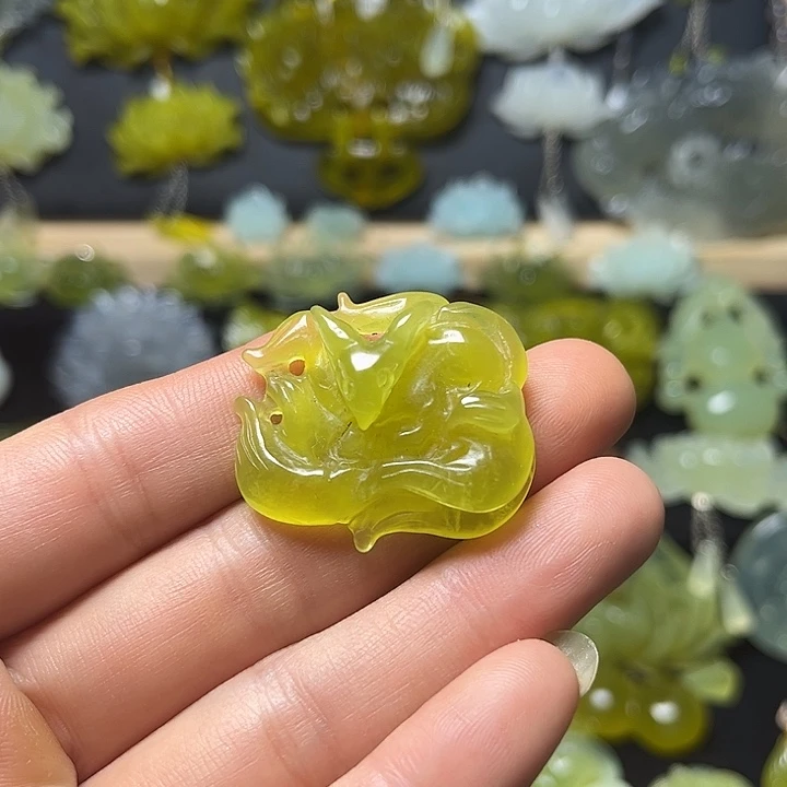 未镶嵌蛇纹石玉发饰