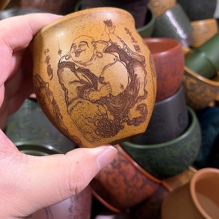 茶杯紫砂全手工紫砂主人杯