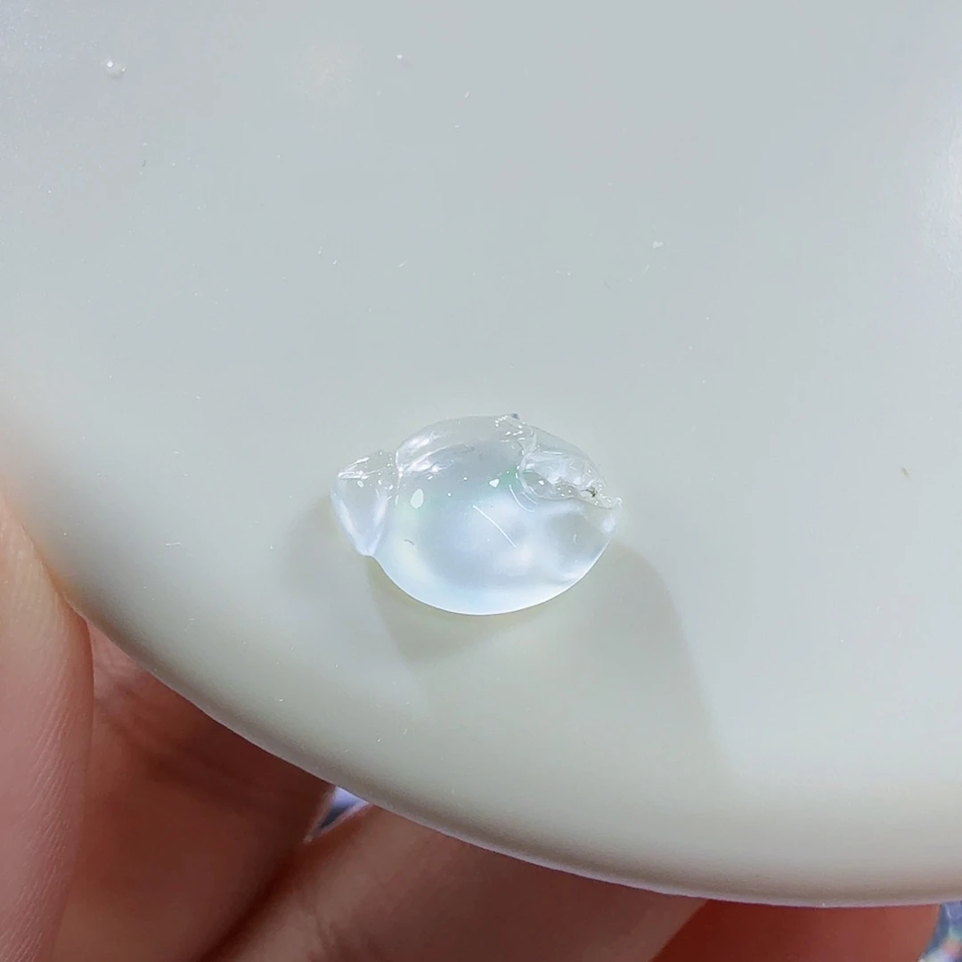 翡翠未镶嵌颈饰裸蟹钳