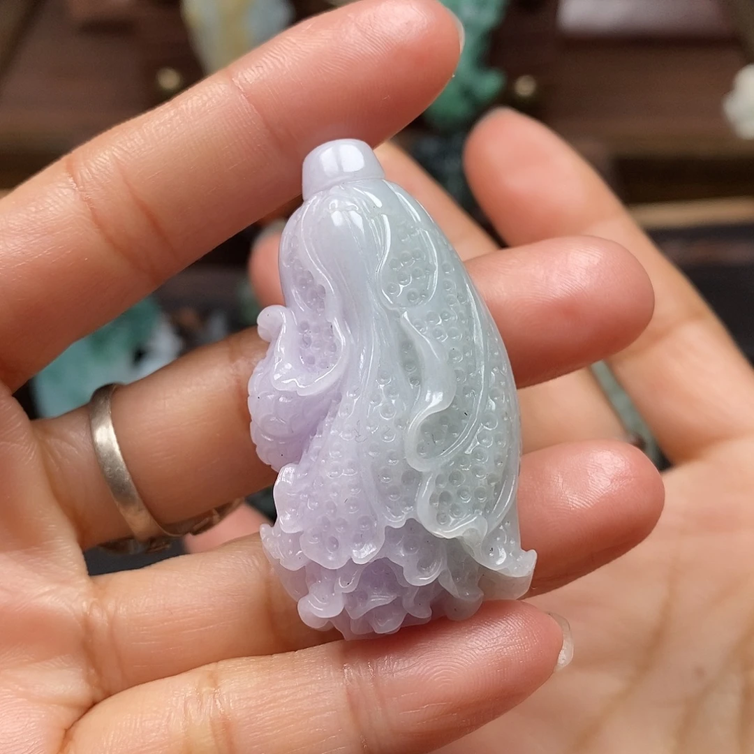 定制翡翠未镶嵌毛货抛光