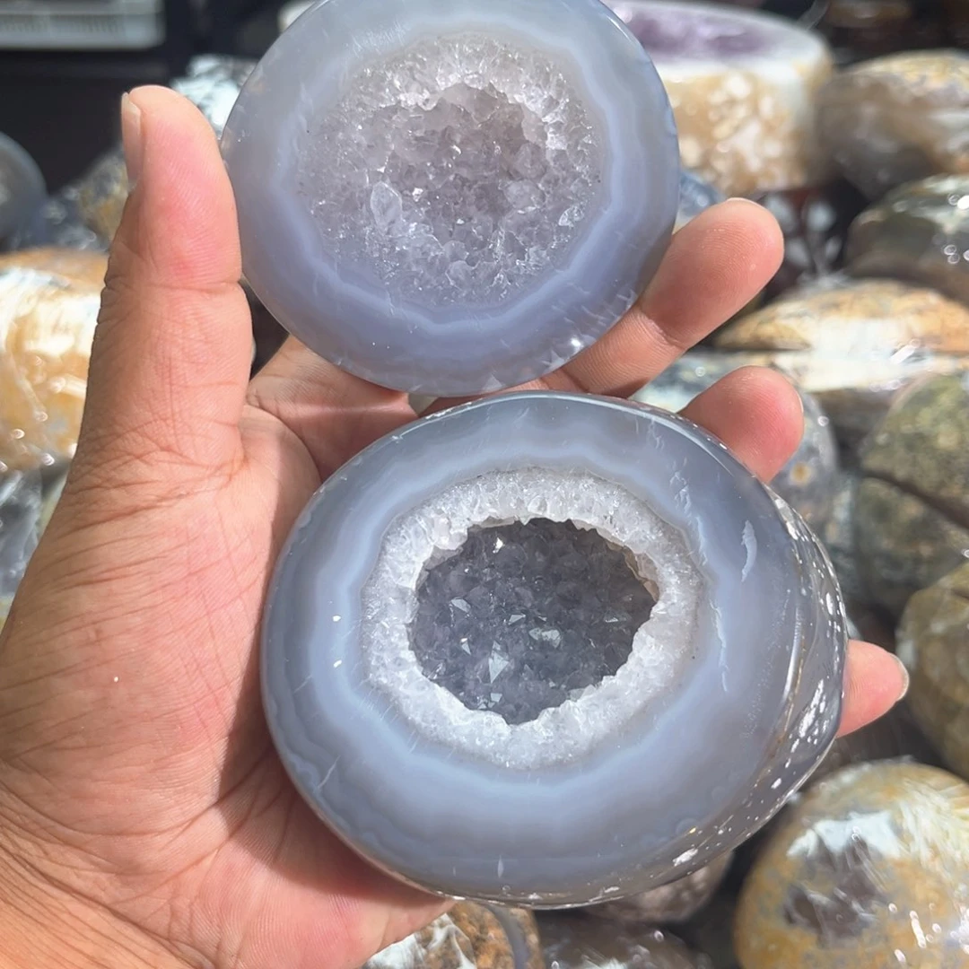 未镶嵌摆件紫晶聚宝盆