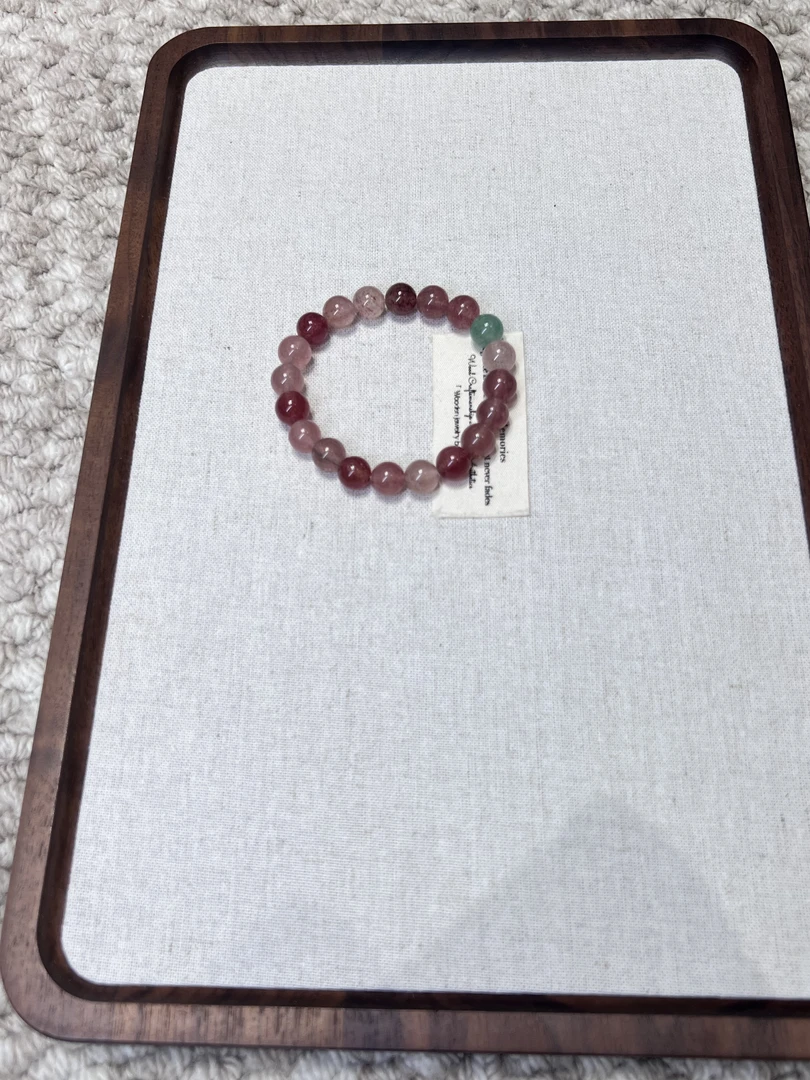 【多宝草莓】天然草莓晶手串 多样性发其一