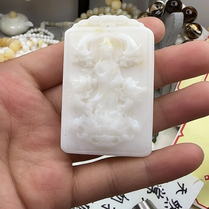 念***北大果紫檀（缅甸花梨）观音牌子61号