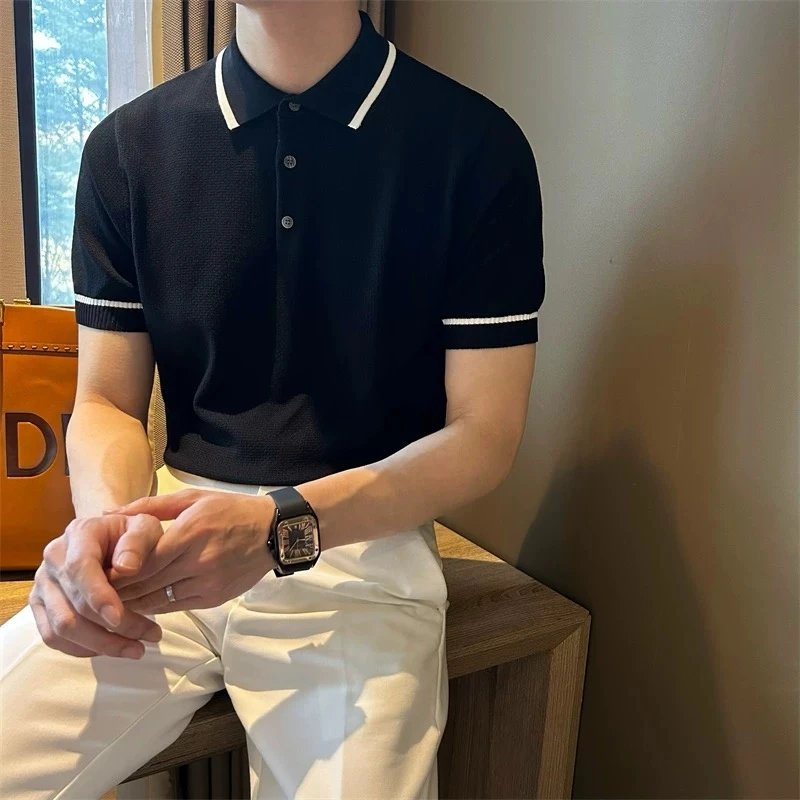 000-099编码 夏季男士POLO衫断码透气商务款短袖T恤