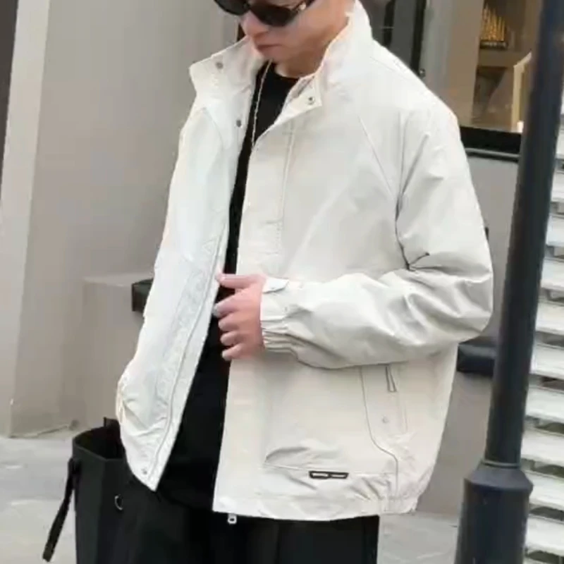 602男士休闲派克立领外套（衣长74左右）