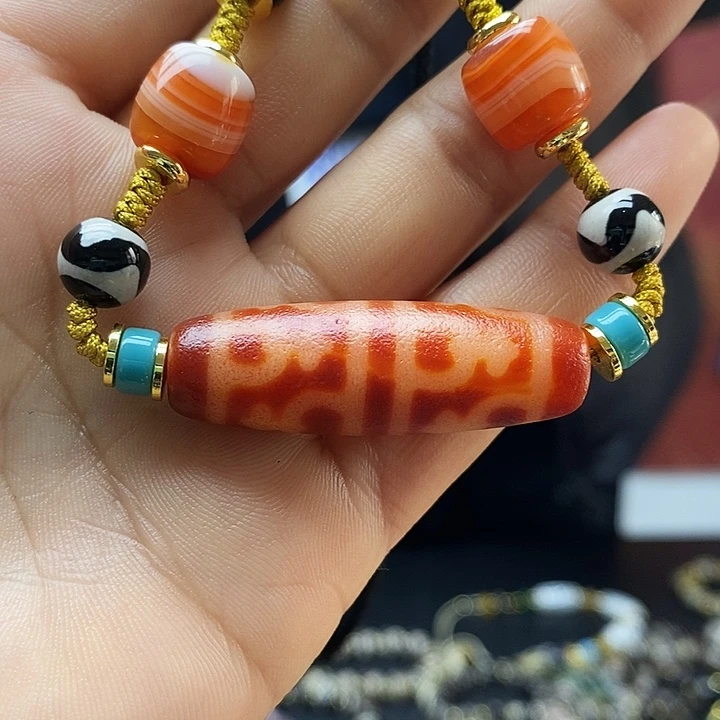 玛瑙/玉髓合金手链