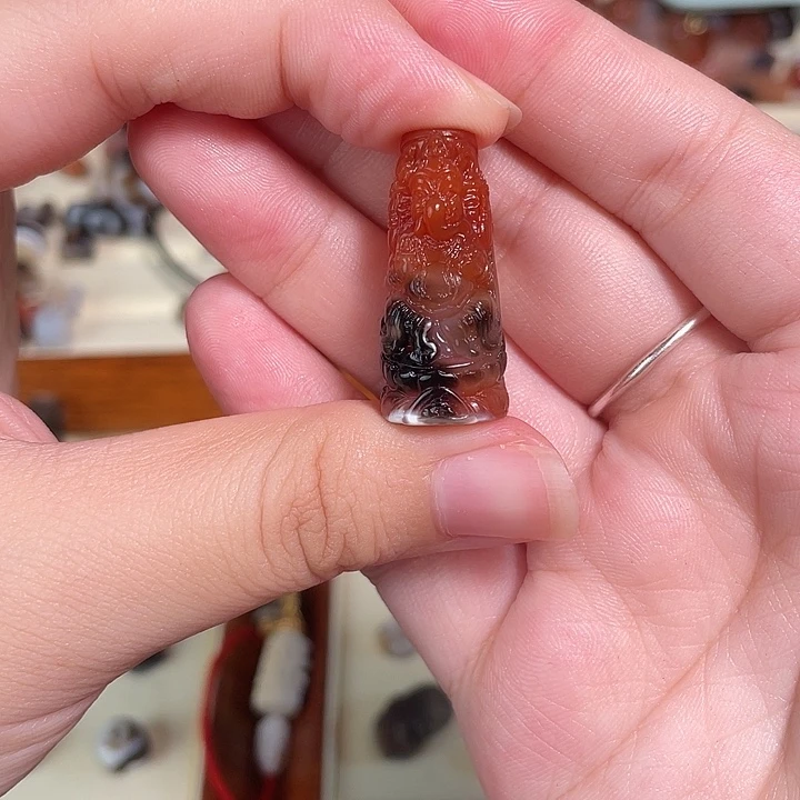 玛瑙/玉髓未镶嵌颈饰34象神