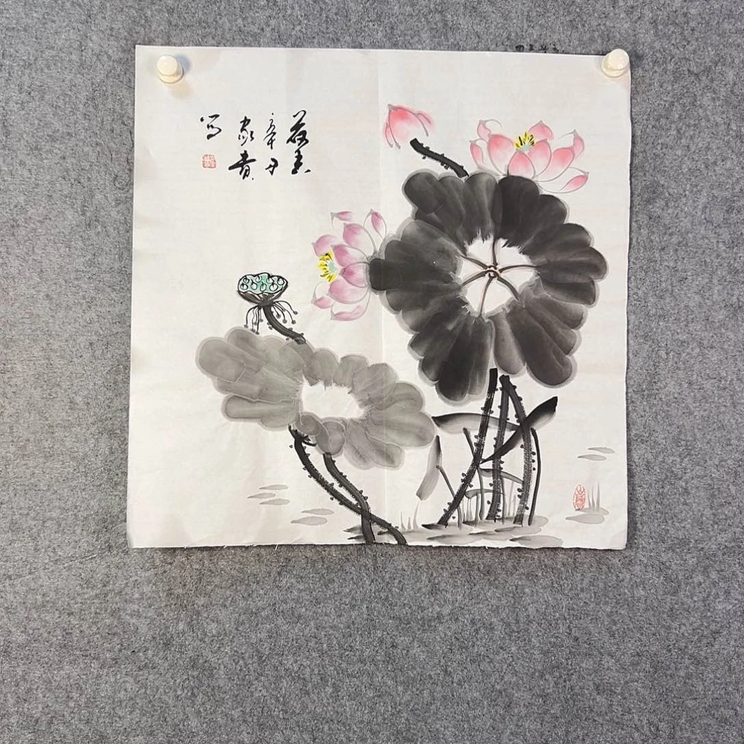国画163 花鸟和花的颜色一样是我