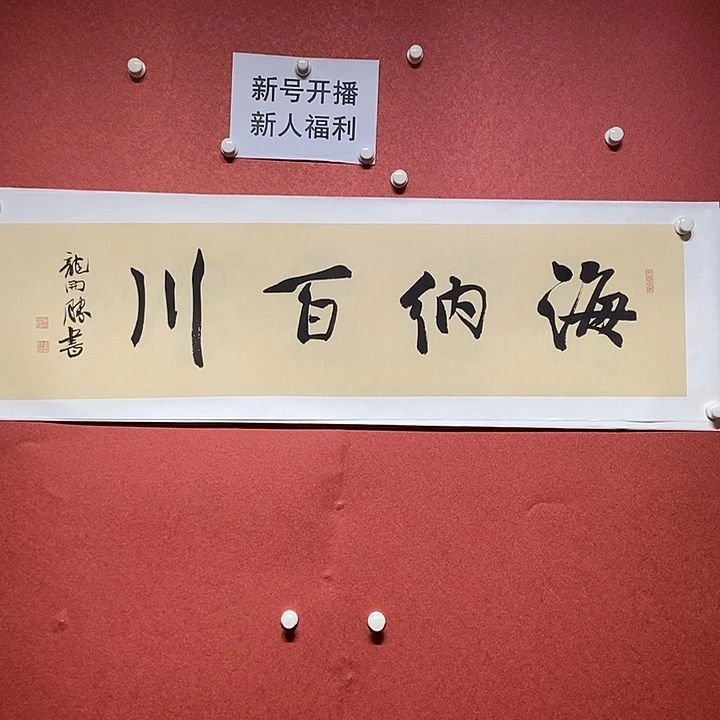 书法海纳百川直播大漏