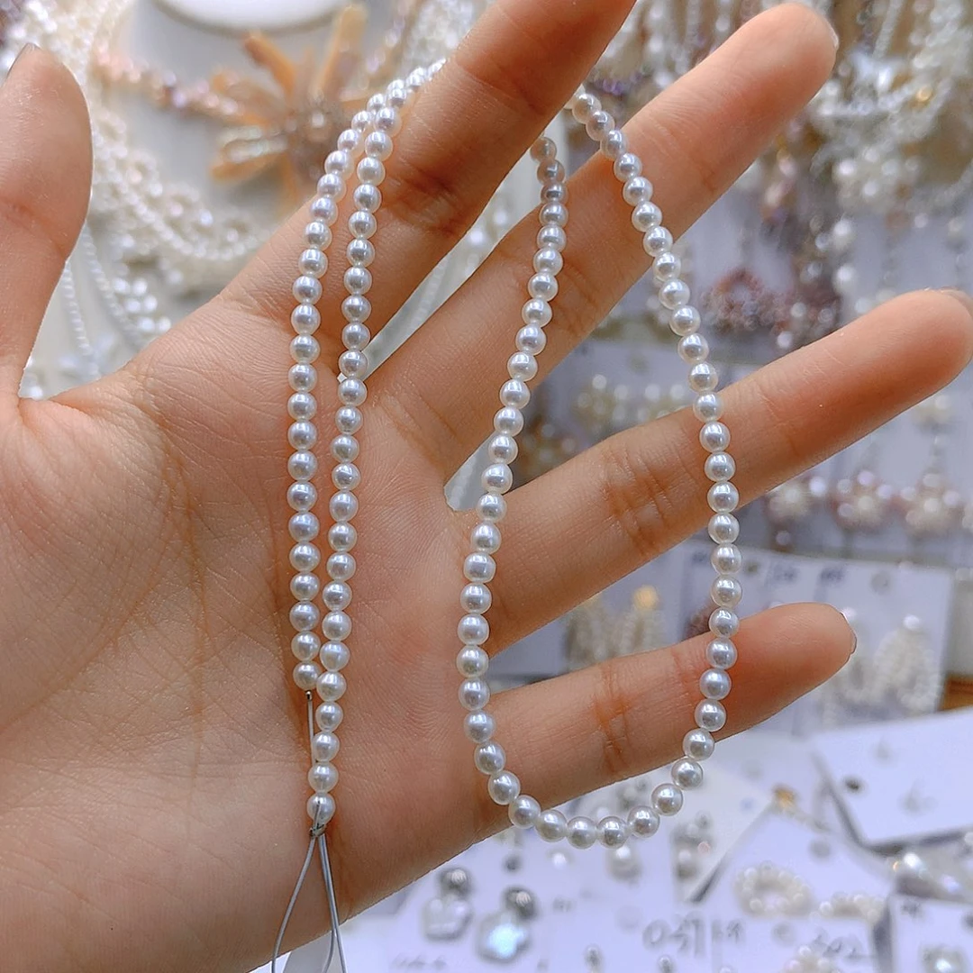 银S925镶嵌淡水珍珠耳饰杜*