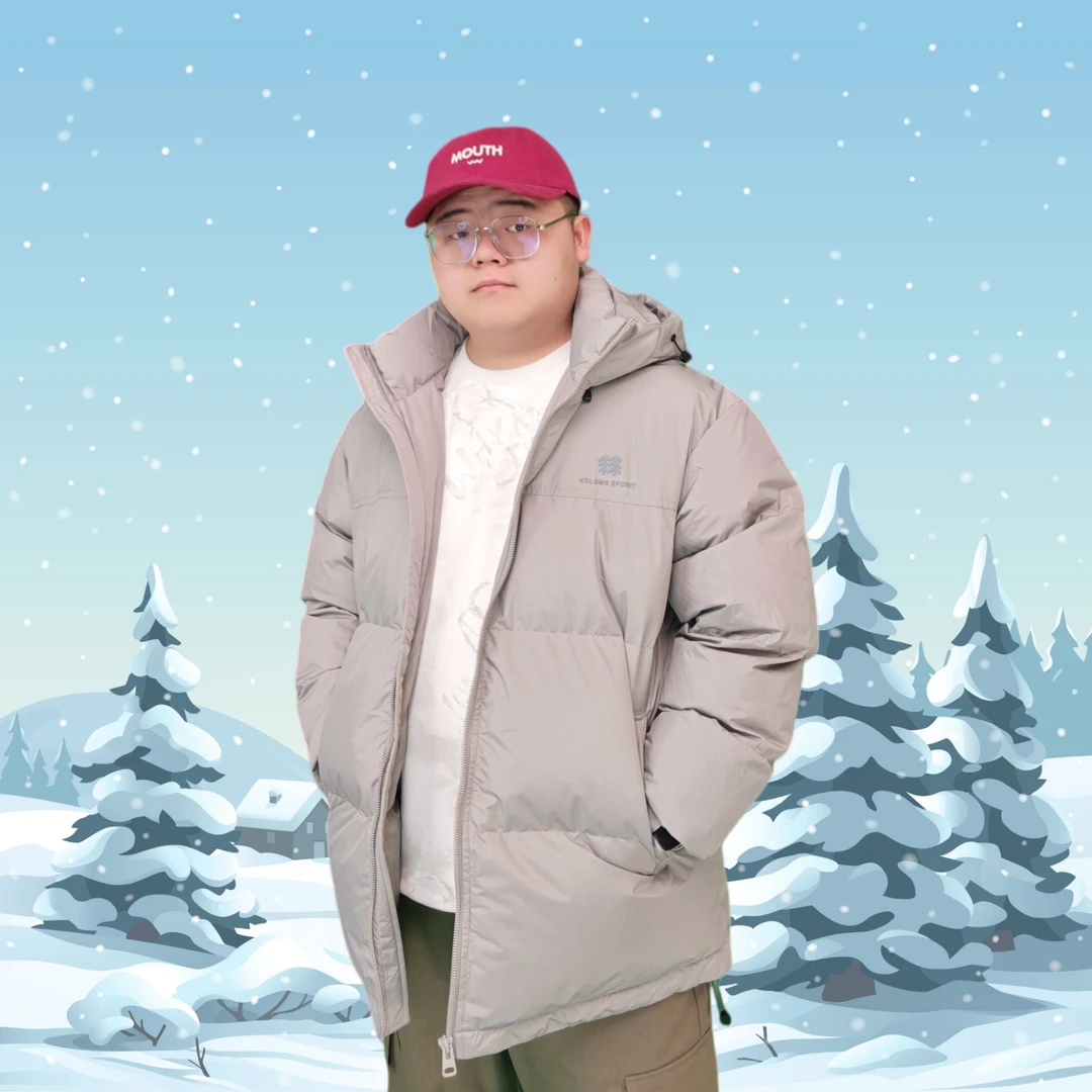 冬季男士宽松大码简约休闲连帽石墨烯羽绒棉服外套超蓬松外套