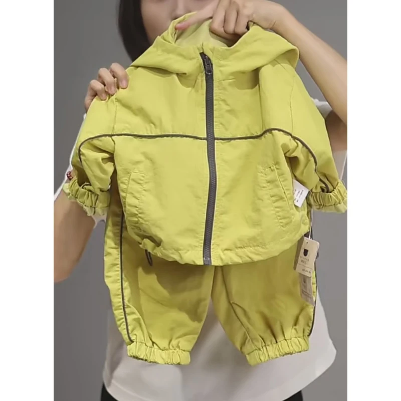 【撞色防风外套 小洛妈咪】婴儿童休闲外套上衣小童男女宝宝秋装