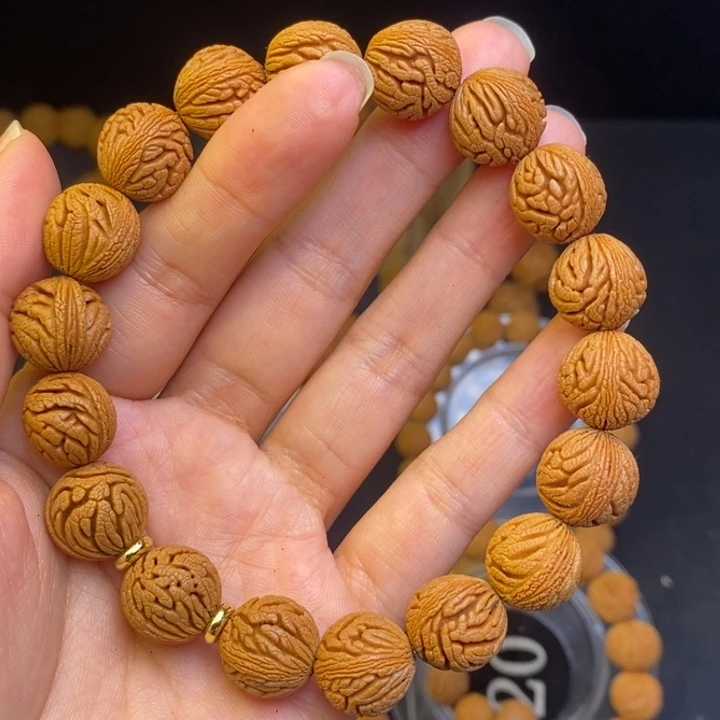 桃核吊坠秦岭龙纹桃核22