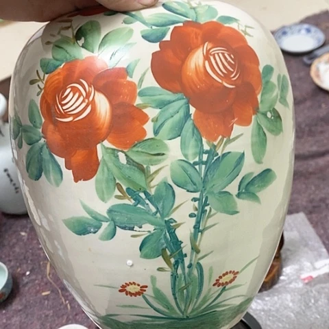 摆件，烧制问题都是正常的哦瑕疵品处理