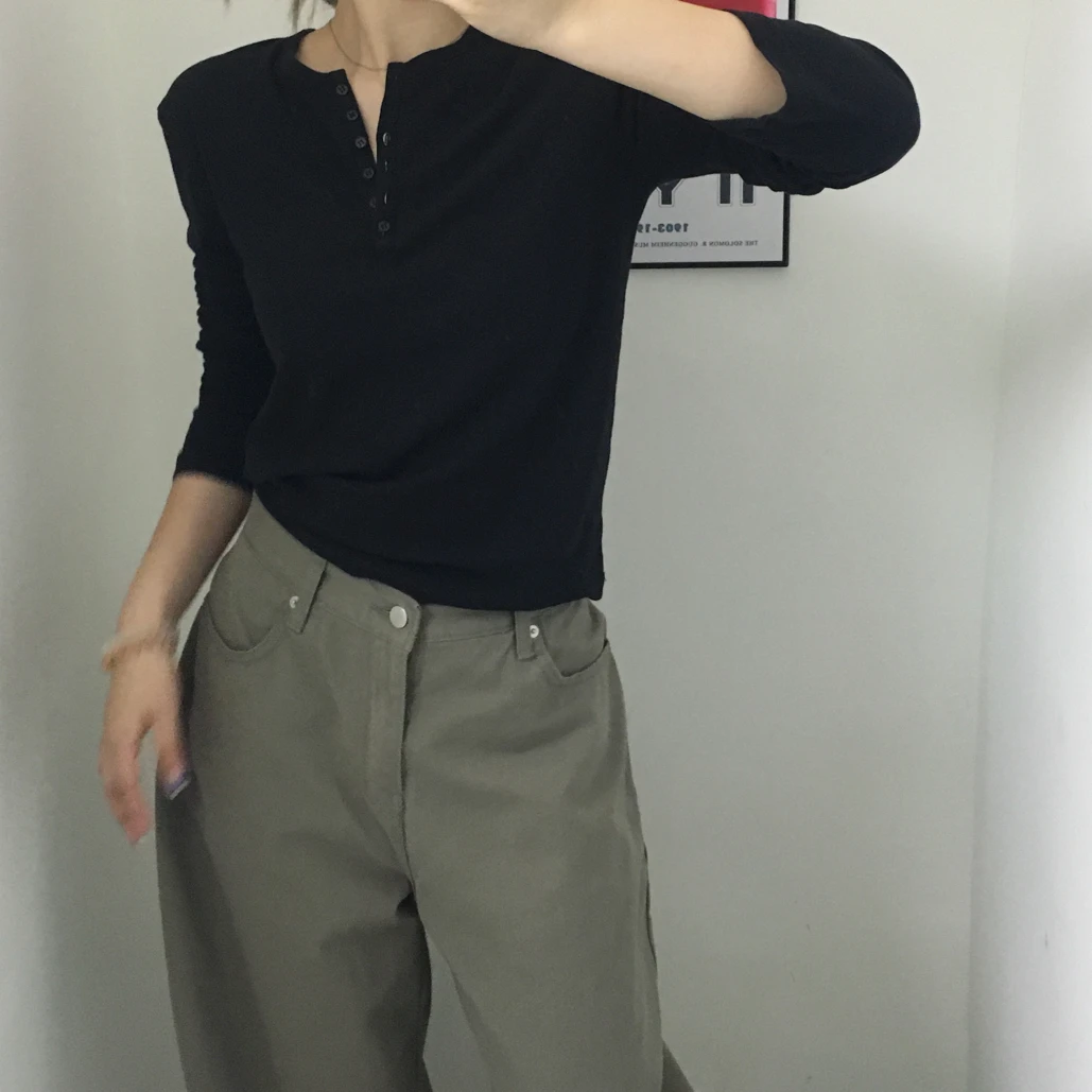 韩系秋季长T恤新品