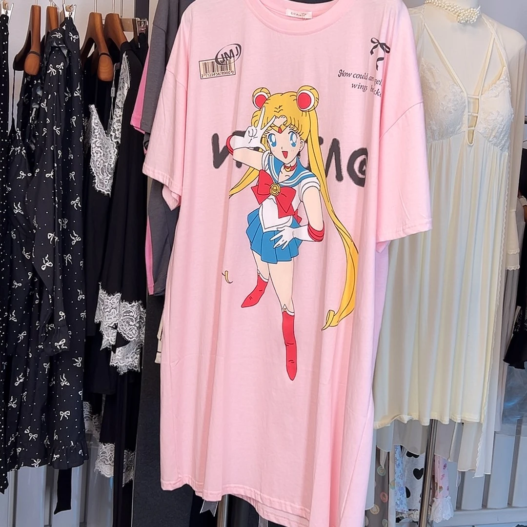 棉精梳棉水冰月睡裙