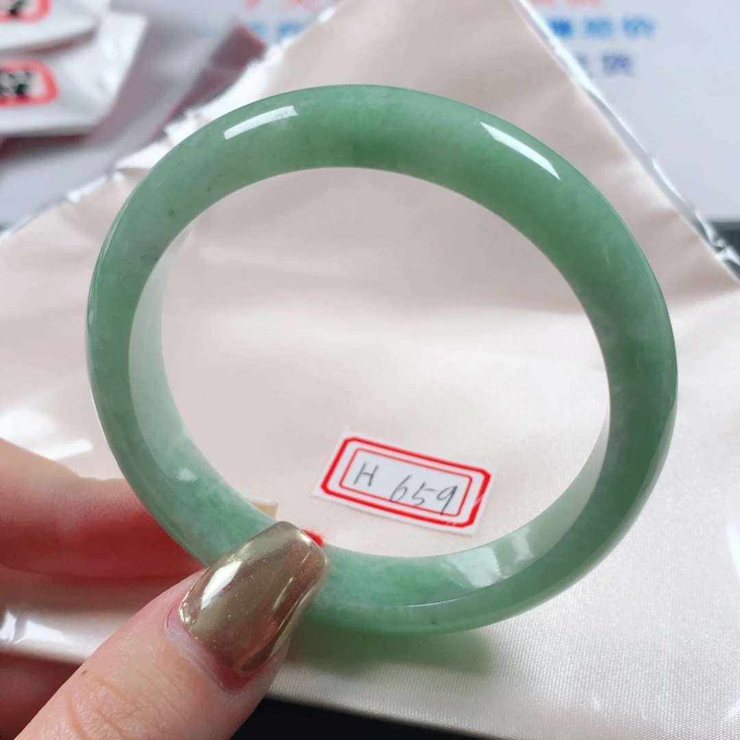 未镶嵌手镯翡翠天然翡翠手镯H1659