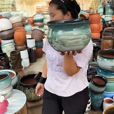 口25高18一一个盆。