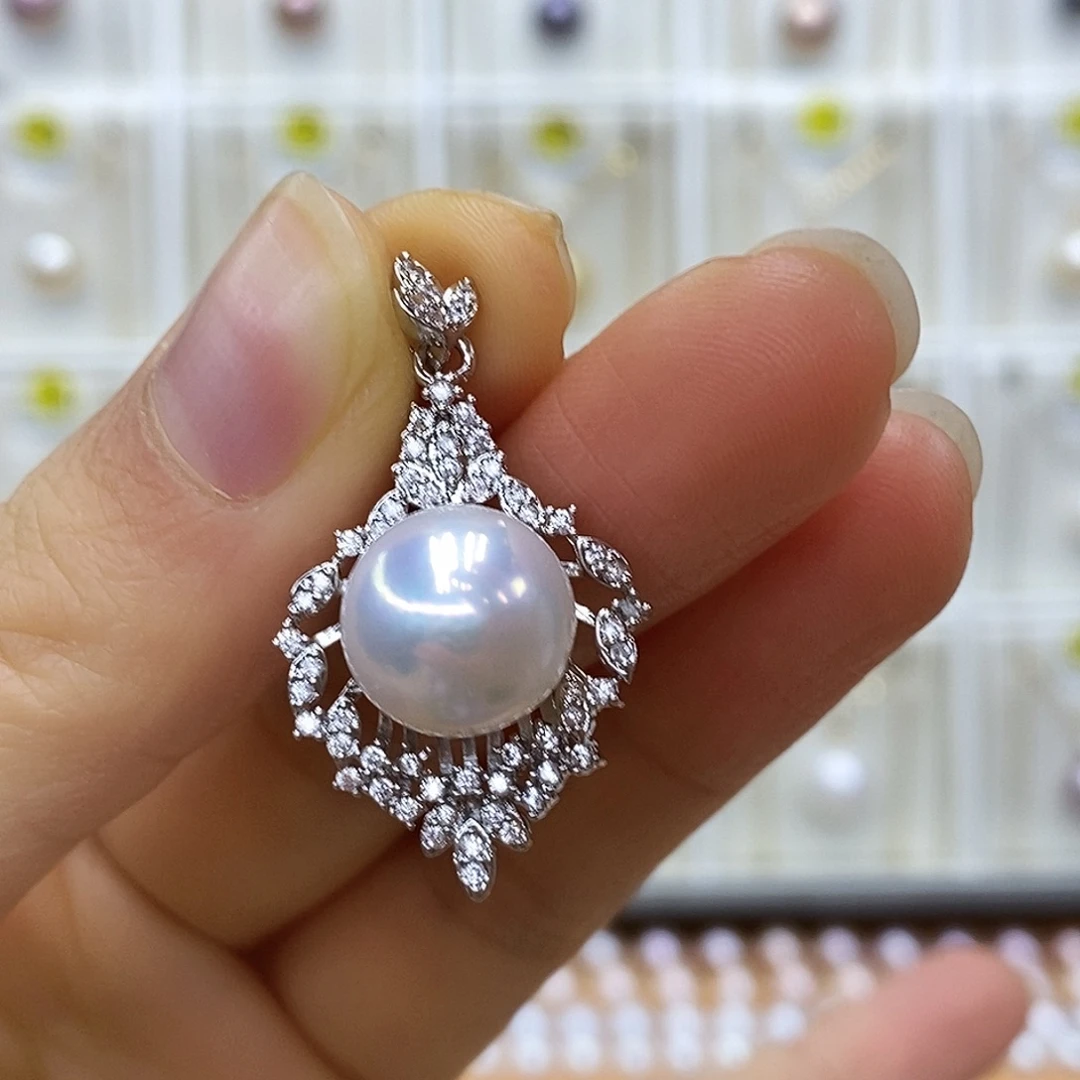 淡水珍珠未镶嵌吊坠(赠链)