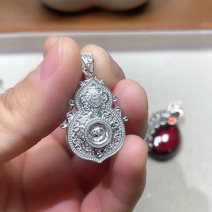 坠链均925银珐琅四美