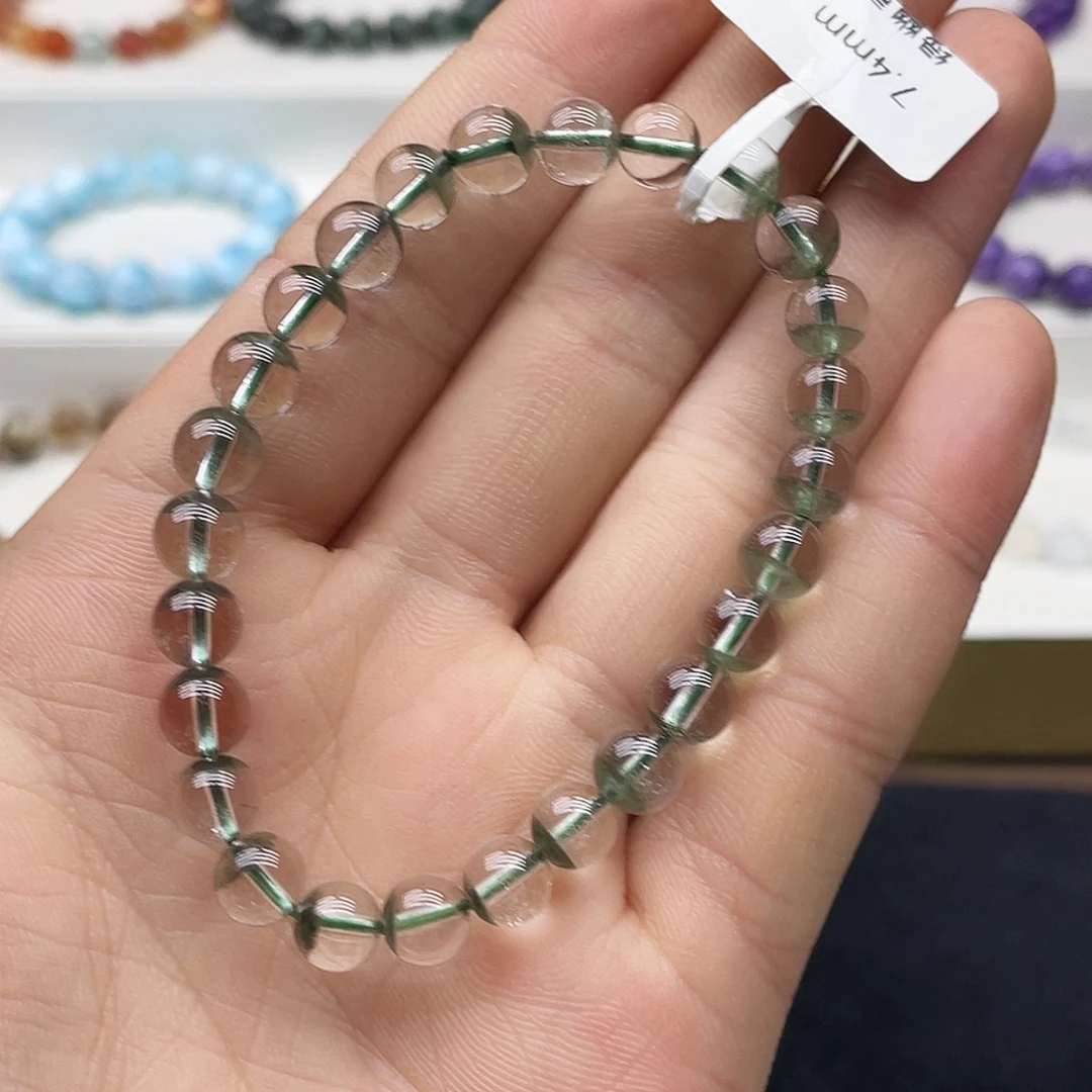 水晶手链未镶嵌绿幽灵7.4