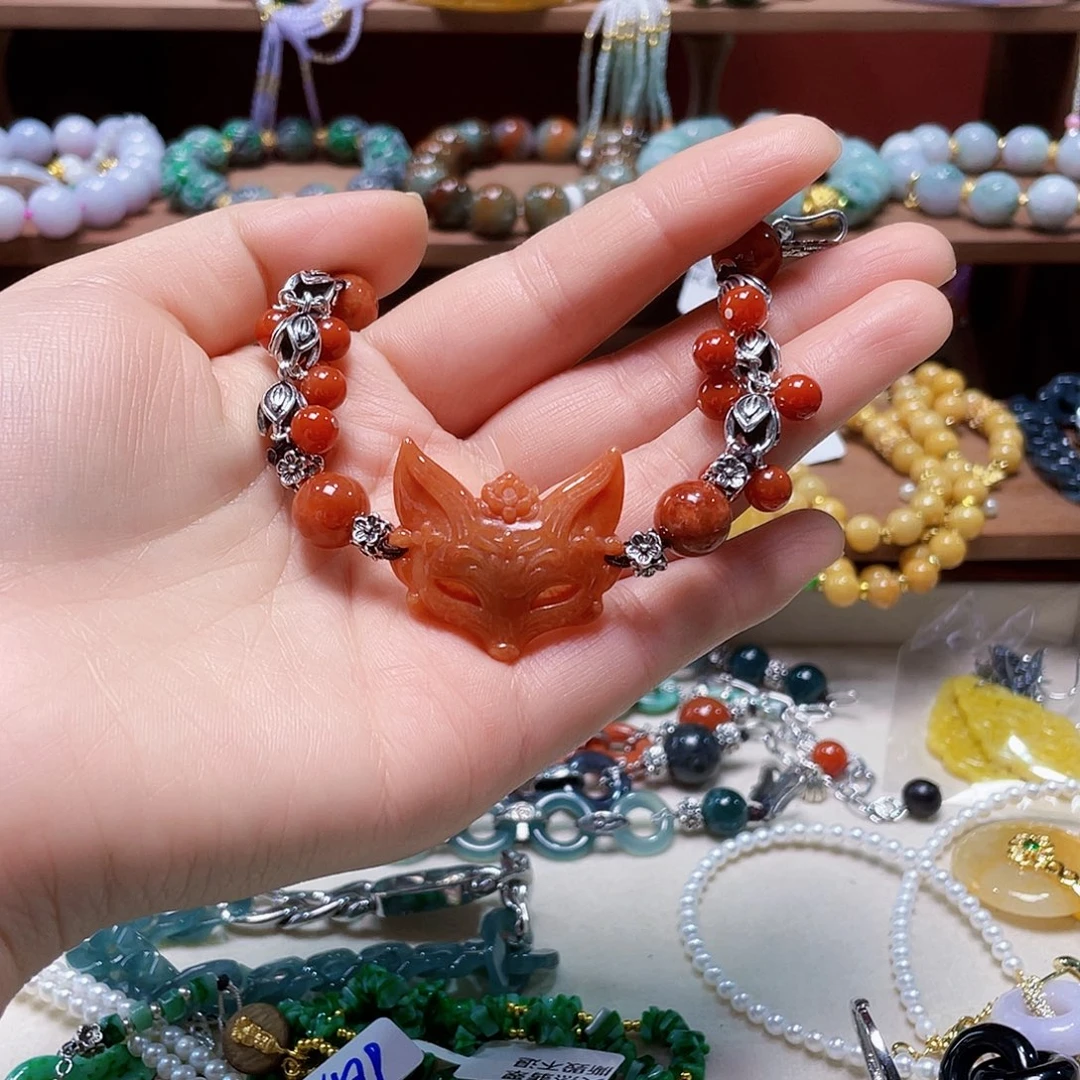 翡翠未镶嵌手链饰品