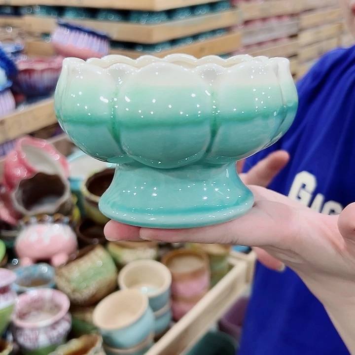 有孔，满10元发货多肉陶瓷花盆