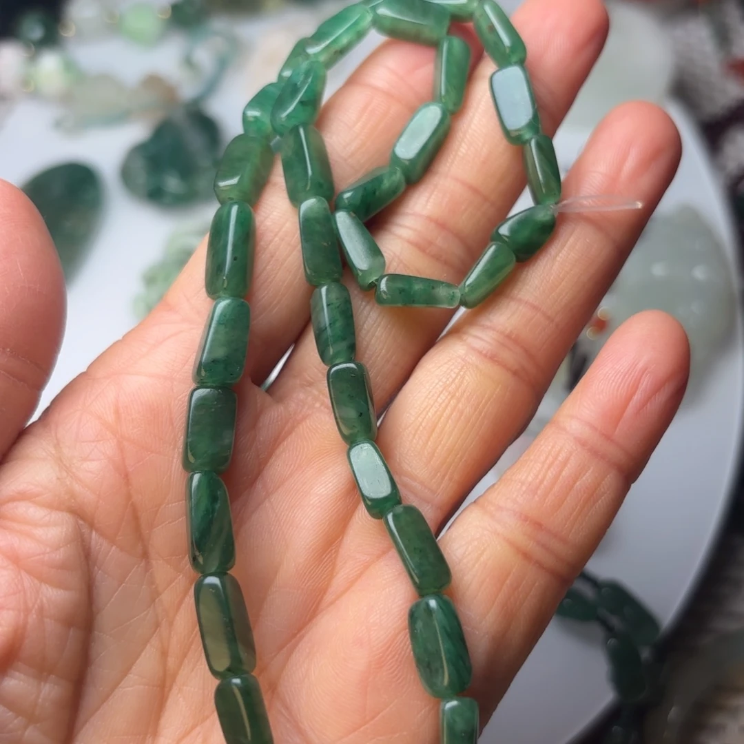 独山玉未镶嵌颈饰独玉链子