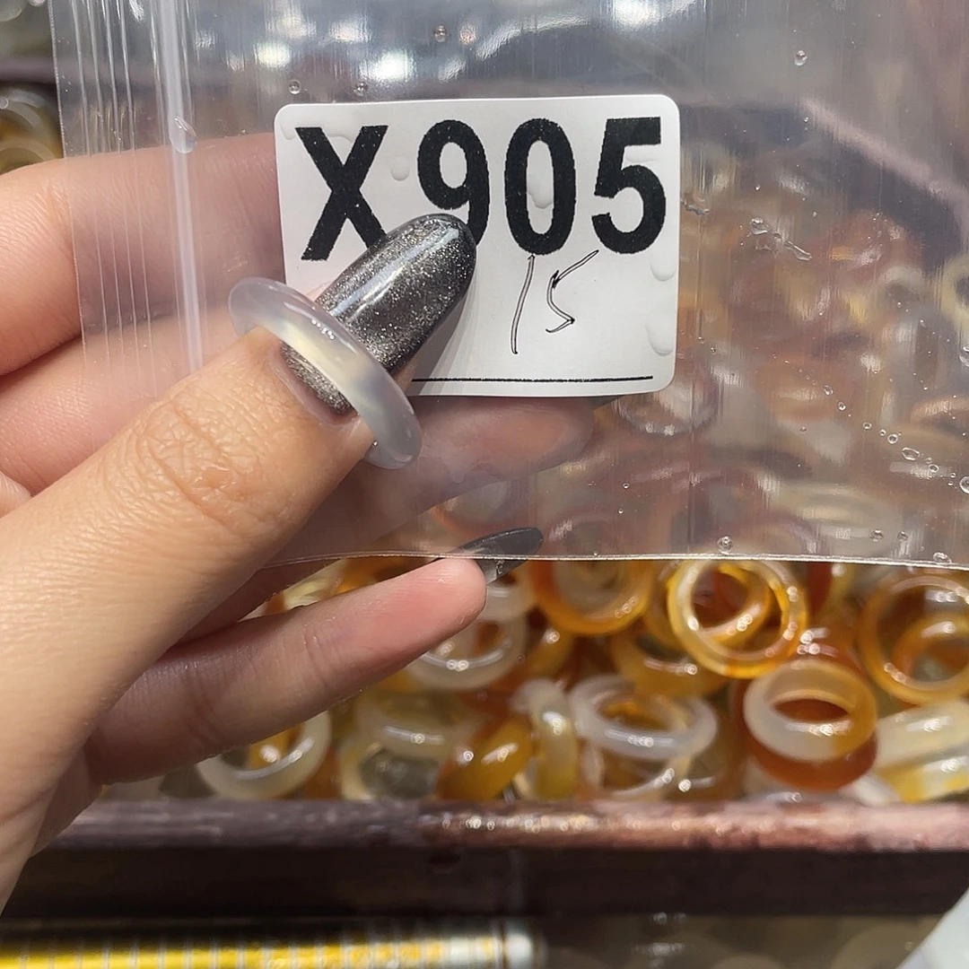 玛瑙/玉髓未镶嵌戒指905