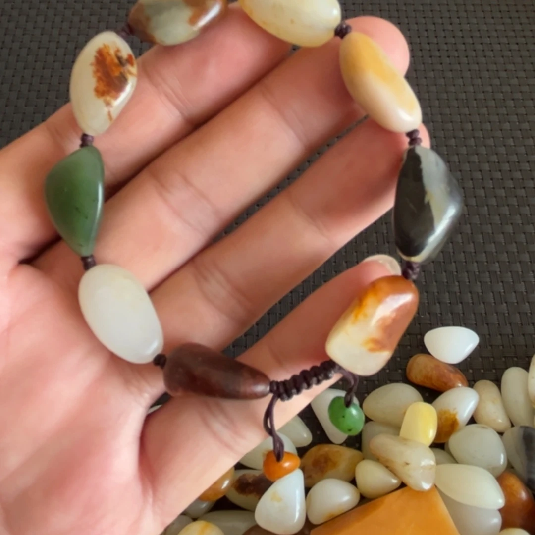 和田玉（糖玉）未镶嵌手链