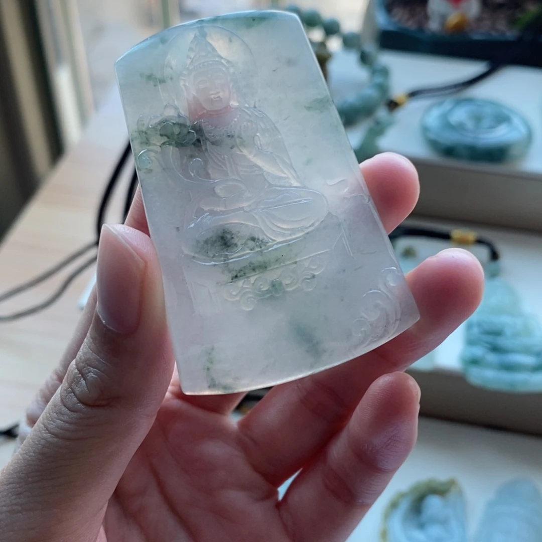 【闪购商品】颈饰未镶嵌翡翠天然缅甸A货翡翠