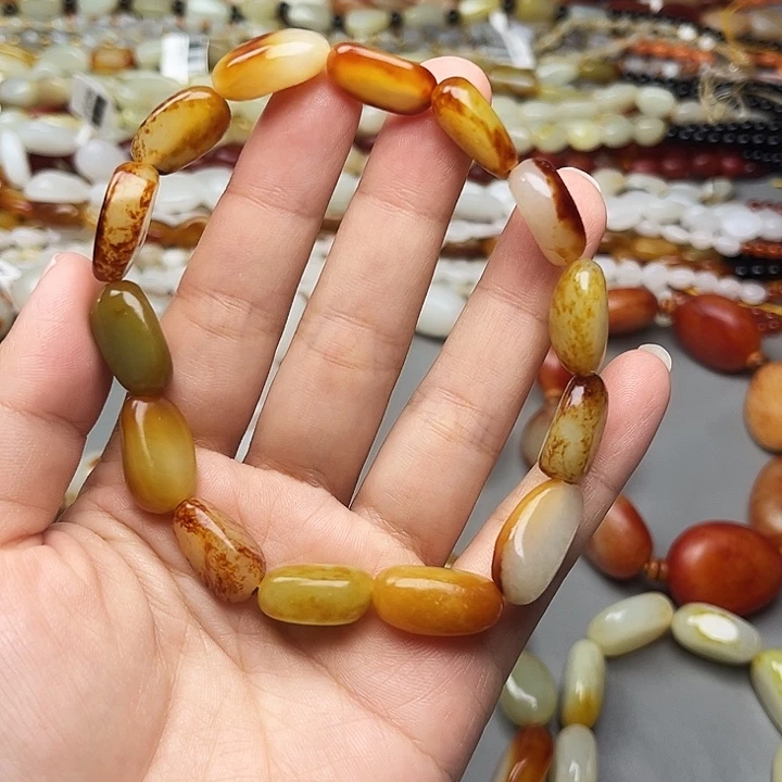 和田玉未镶嵌手链