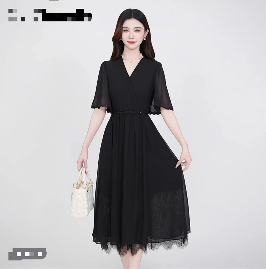 【退换货运费补贴】A861女装连衣裙-花色气质显瘦时尚裙子