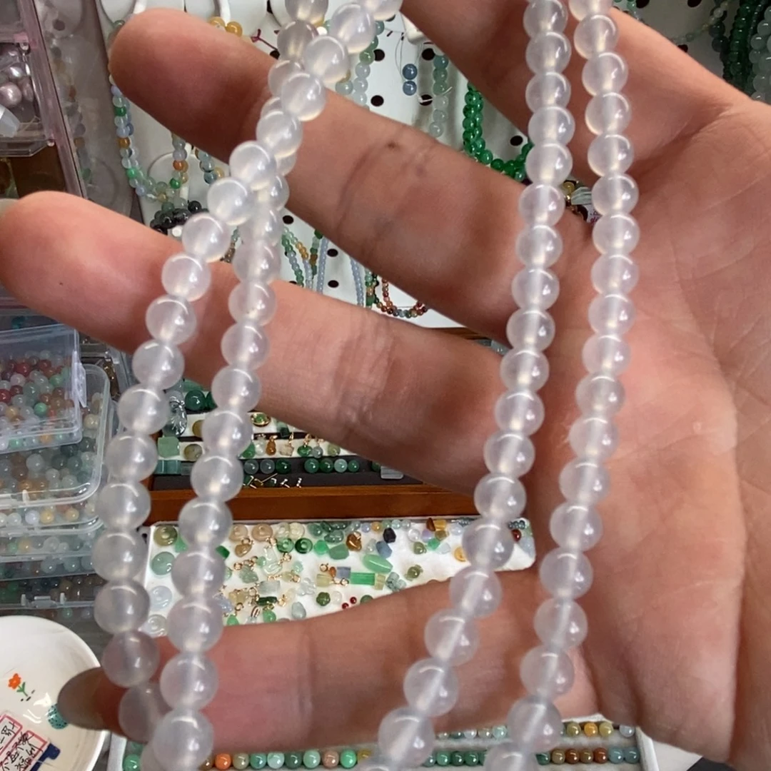未镶嵌手链翡翠108 颗
