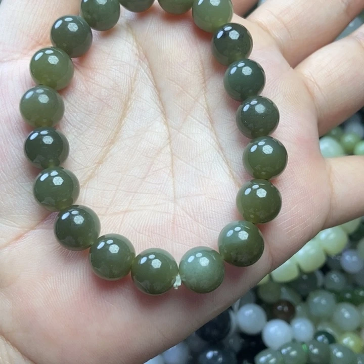 和田玉未镶嵌手链卡10