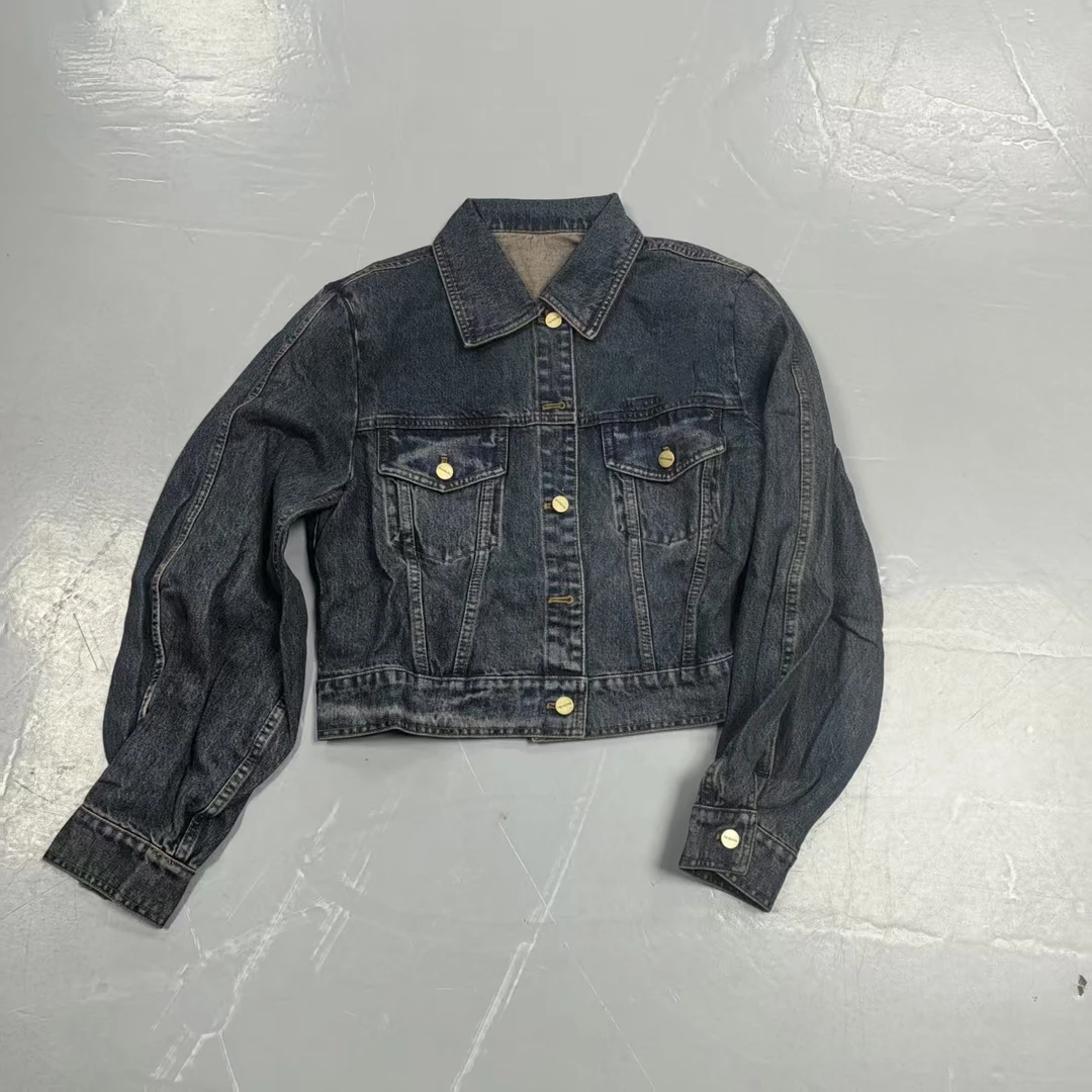 【南油玲姐】蓝色牛仔新款外套38591