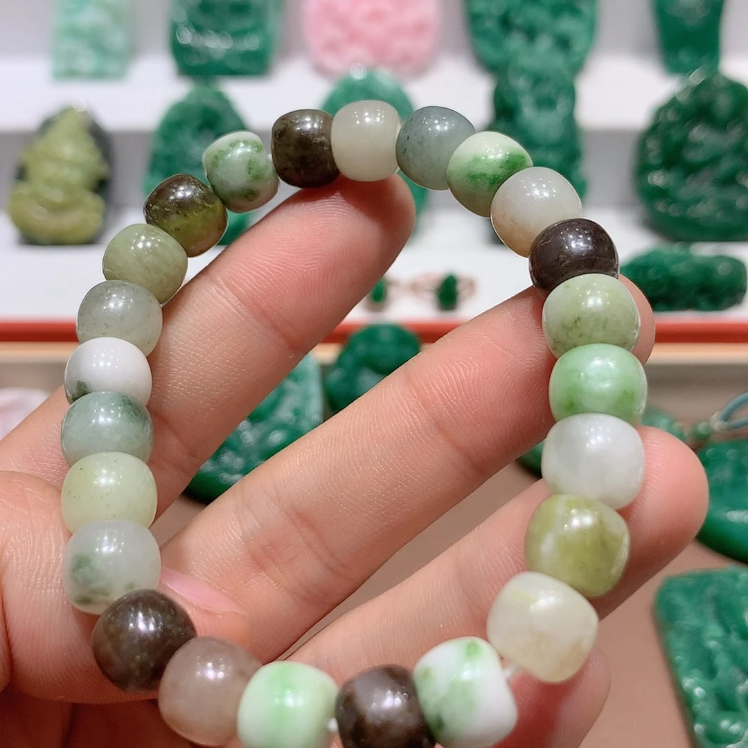 独山玉挂件未镶嵌夏*藻