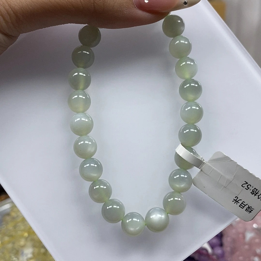 手链未镶嵌水晶绿月光8咪