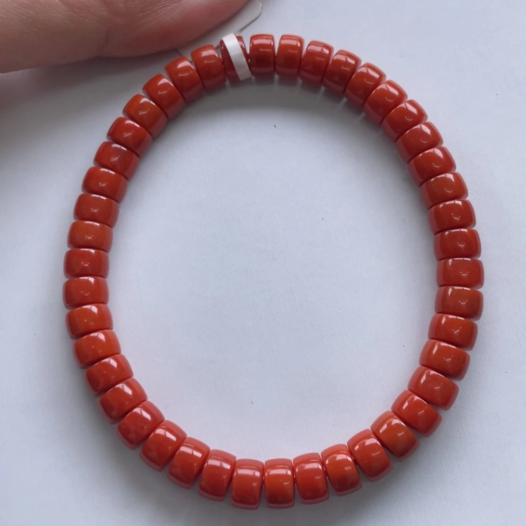 南红玛瑙保山南红满肉药片手串未镶嵌