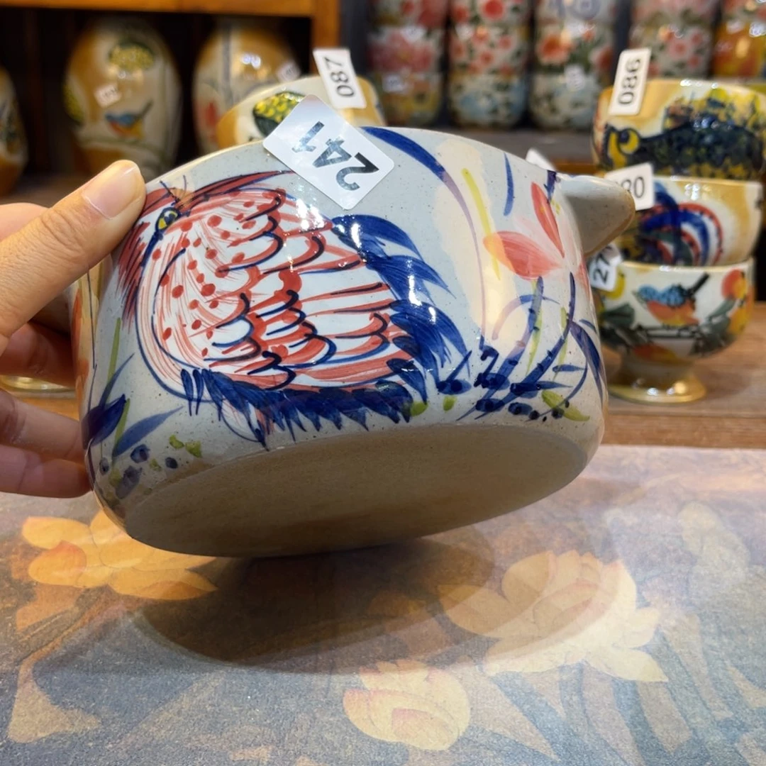 ****鹿瓷片景德镇手工制作