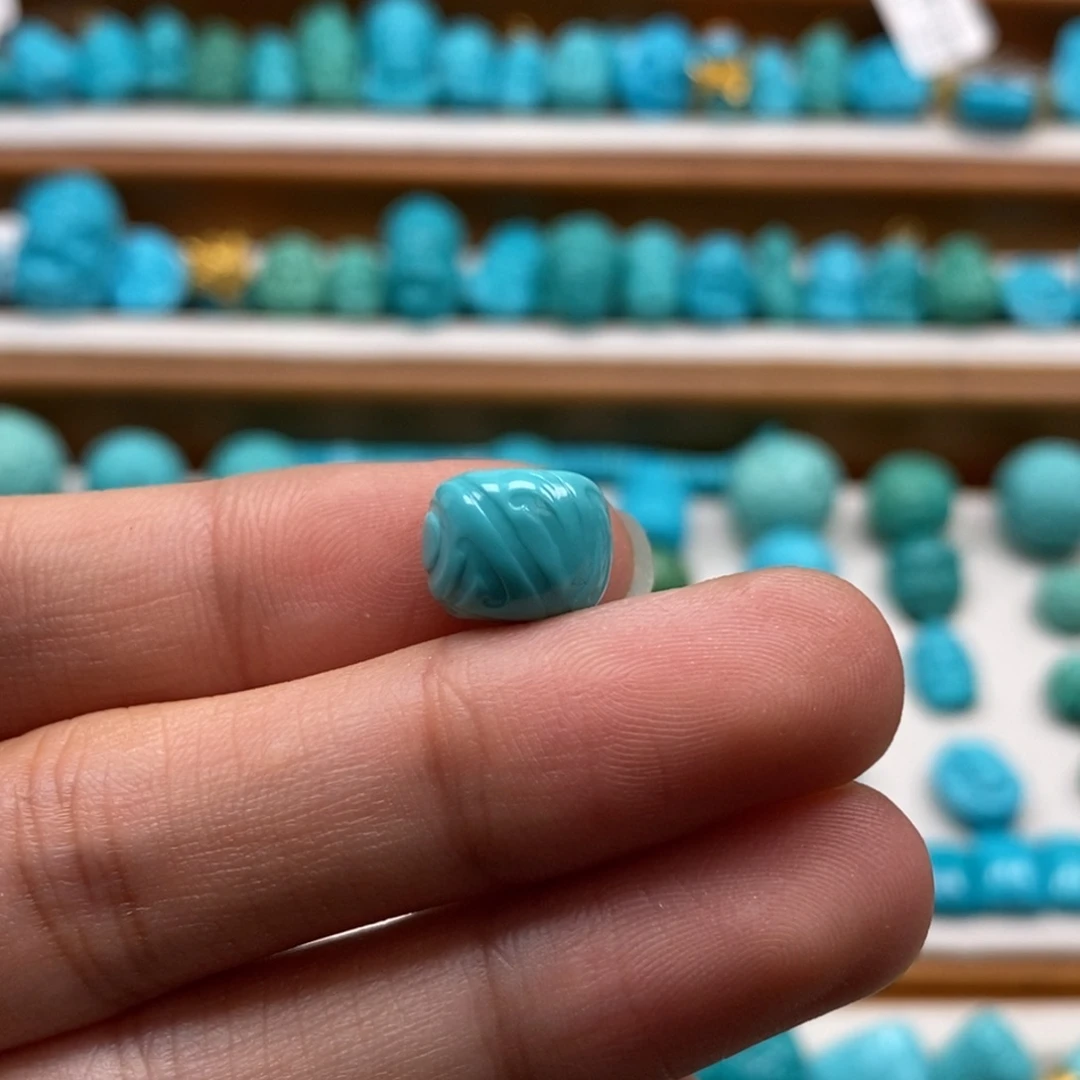 绿松石颈饰未镶嵌老*