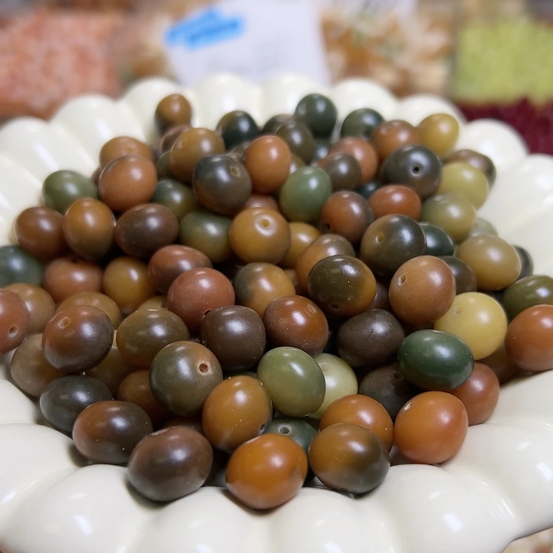 菩提根/象牙果吊坠卡13炫彩算盘100颗