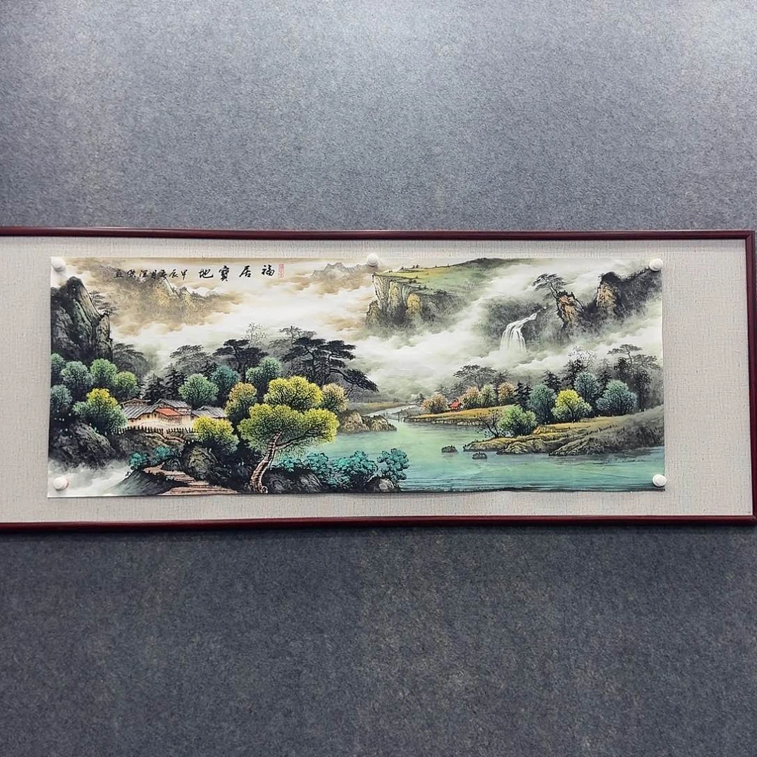 国画国画亲笔手绘原创