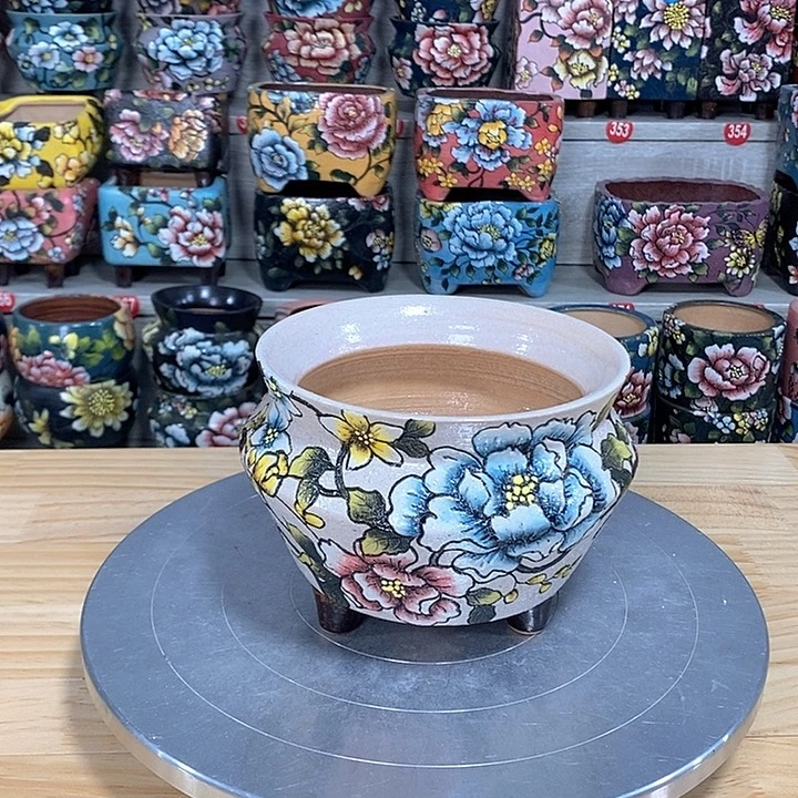 景德镇精品暮年美盆5/11.5